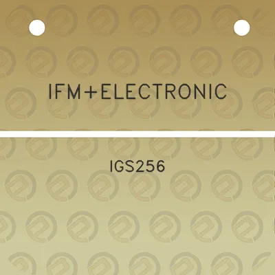 ifmelectronic-igs256