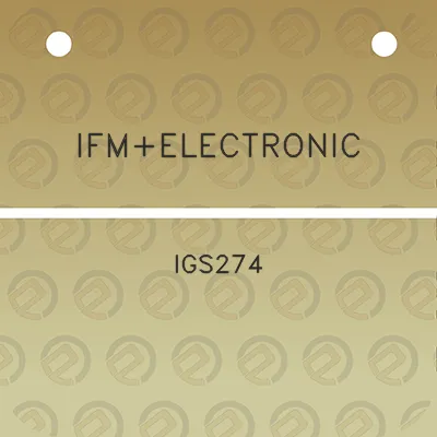 ifmelectronic-igs274