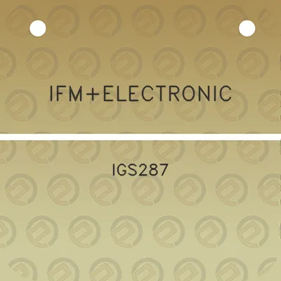 ifmelectronic-igs287