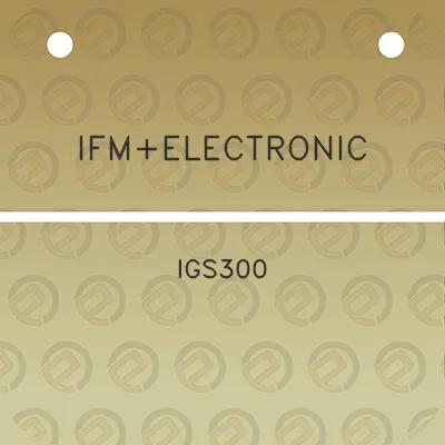 ifmelectronic-igs300