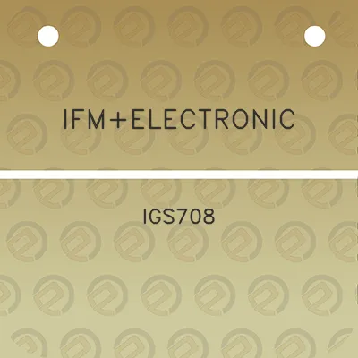 ifmelectronic-igs708