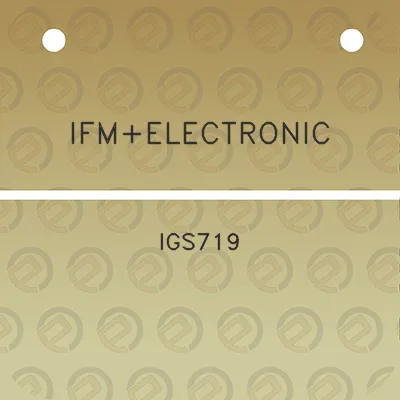 ifmelectronic-igs719