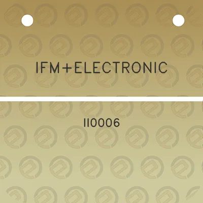 ifmelectronic-ii0006