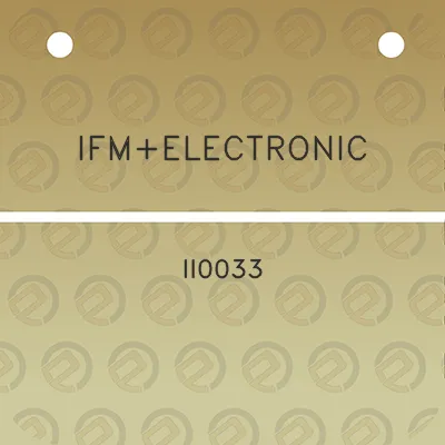 ifmelectronic-ii0033