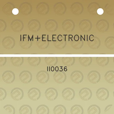 ifmelectronic-ii0036