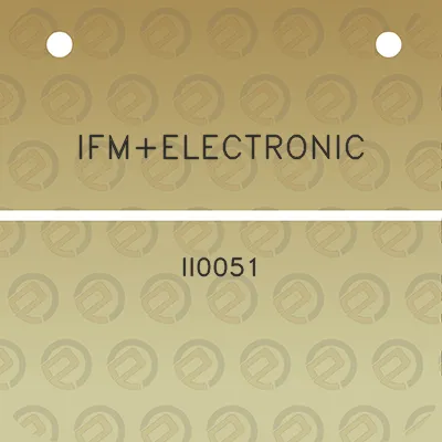 ifmelectronic-ii0051