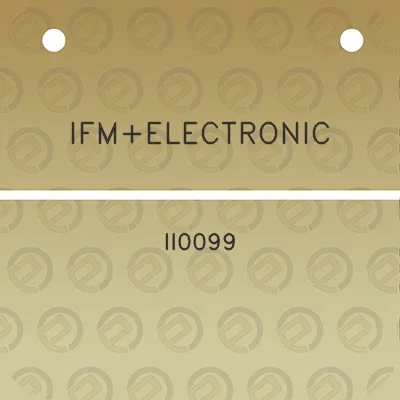 ifmelectronic-ii0099