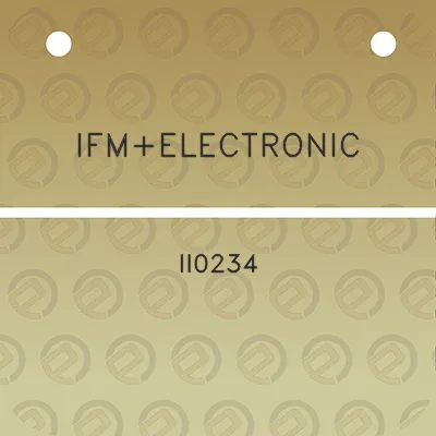 ifmelectronic-ii0234