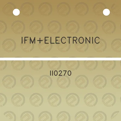 ifmelectronic-ii0270