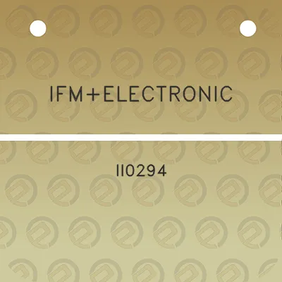 ifmelectronic-ii0294