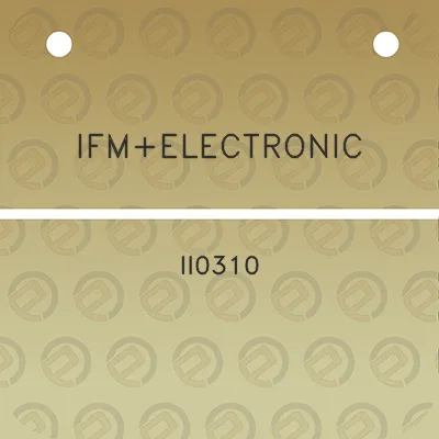 ifmelectronic-ii0310