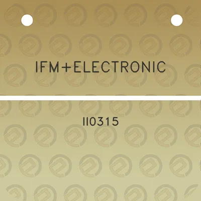 ifmelectronic-ii0315