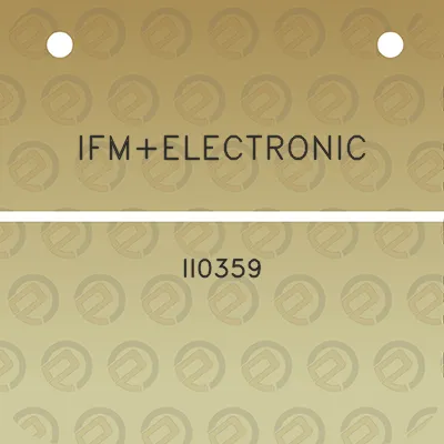 ifmelectronic-ii0359