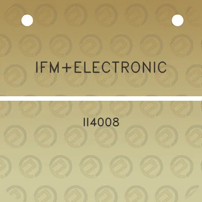 ifmelectronic-ii4008