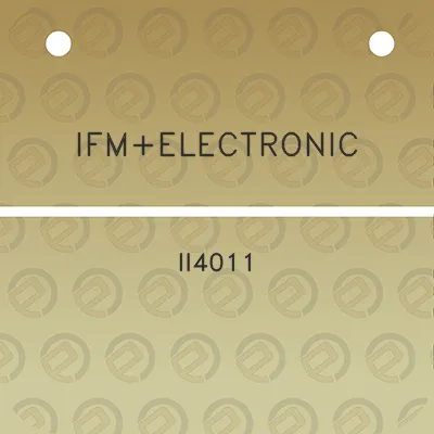 ifmelectronic-ii4011