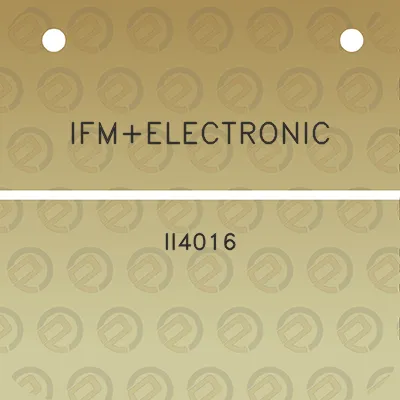 ifmelectronic-ii4016