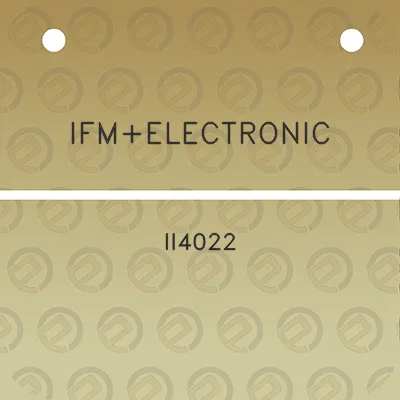 ifmelectronic-ii4022