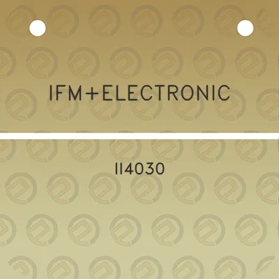 ifmelectronic-ii4030