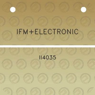 ifmelectronic-ii4035