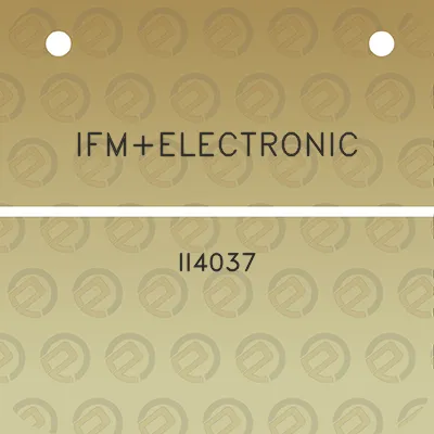 ifmelectronic-ii4037