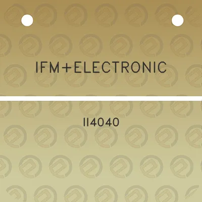 ifmelectronic-ii4040