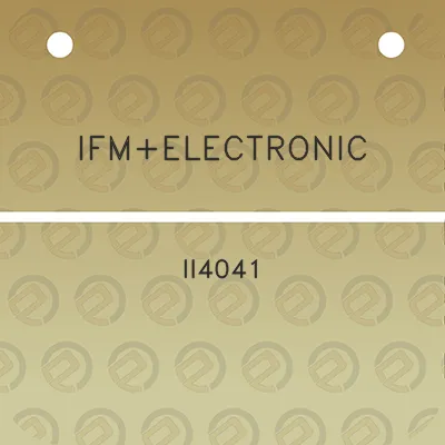 ifmelectronic-ii4041