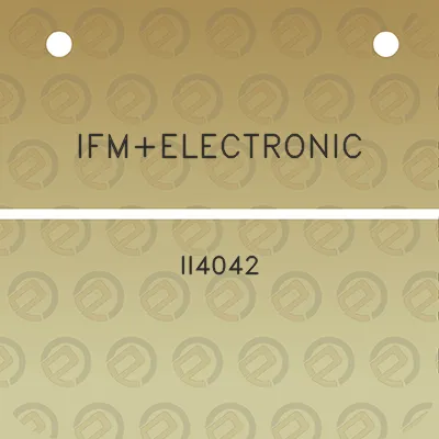 ifmelectronic-ii4042