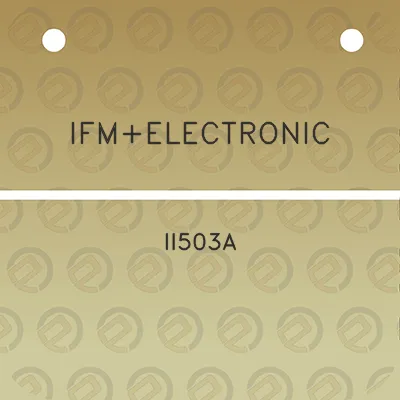 ifmelectronic-ii503a