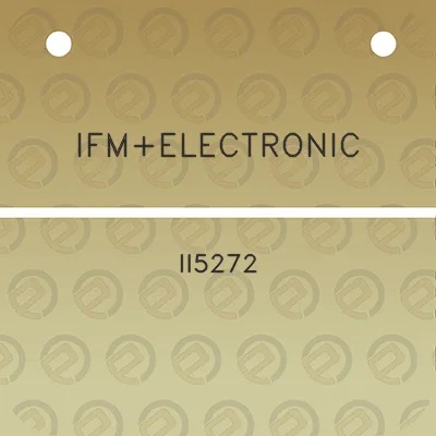 ifmelectronic-ii5272