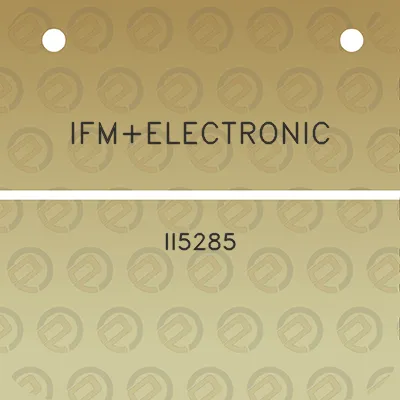 ifmelectronic-ii5285