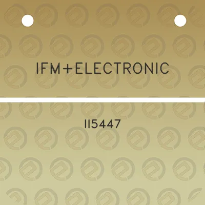 ifmelectronic-ii5447