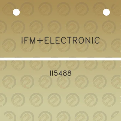 ifmelectronic-ii5488