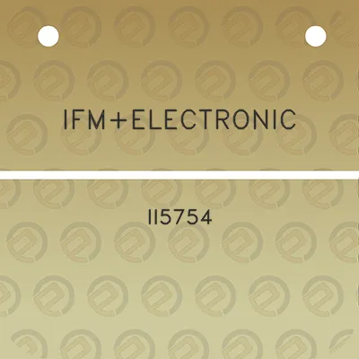 ifmelectronic-ii5754