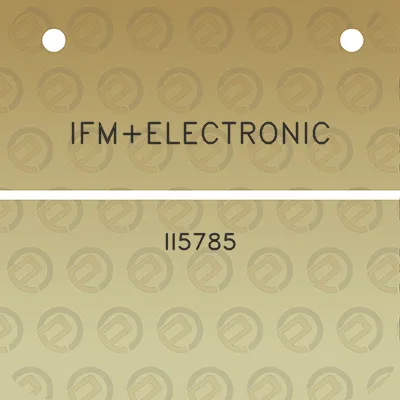 ifmelectronic-ii5785