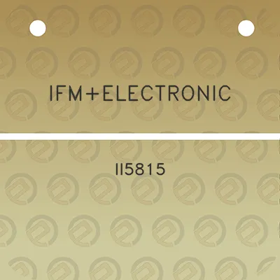 ifmelectronic-ii5815