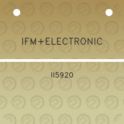 ifmelectronic-ii5920