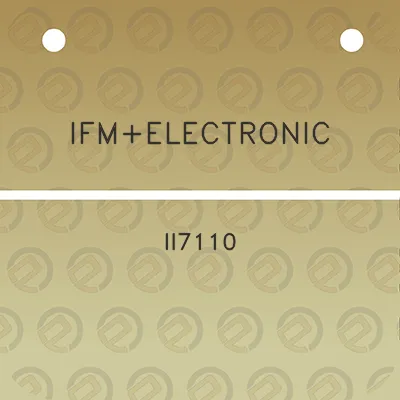 ifmelectronic-ii7110