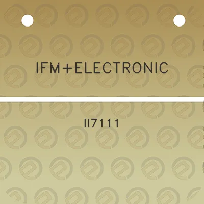 ifmelectronic-ii7111