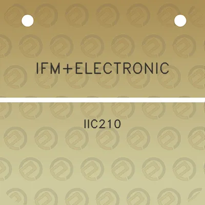 ifmelectronic-iic210