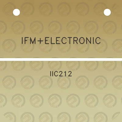 ifmelectronic-iic212