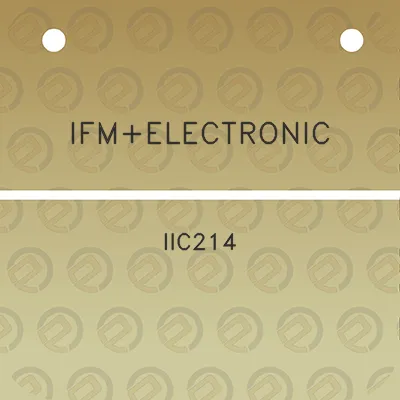 ifmelectronic-iic214