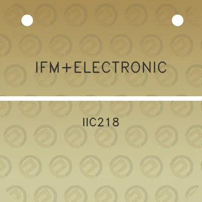 ifmelectronic-iic218