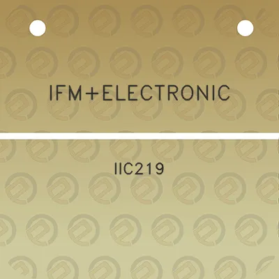 ifmelectronic-iic219