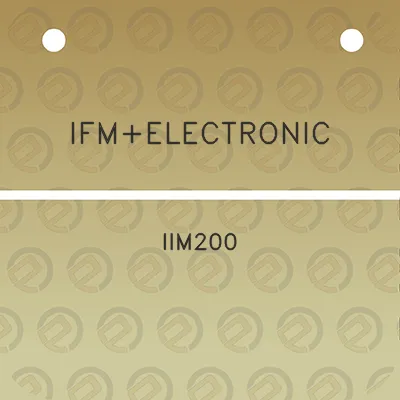 ifmelectronic-iim200