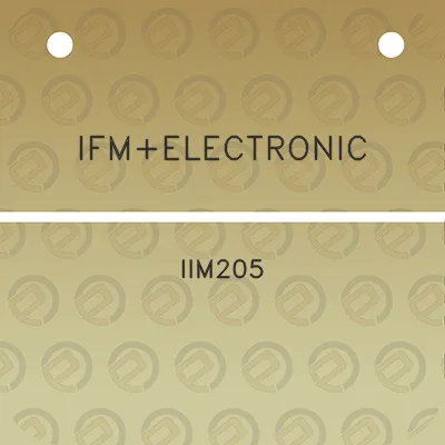 ifmelectronic-iim205