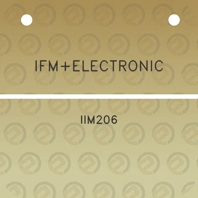 ifmelectronic-iim206