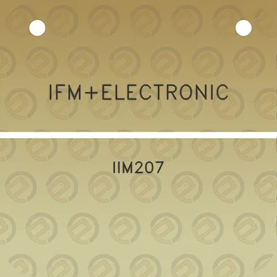 ifmelectronic-iim207