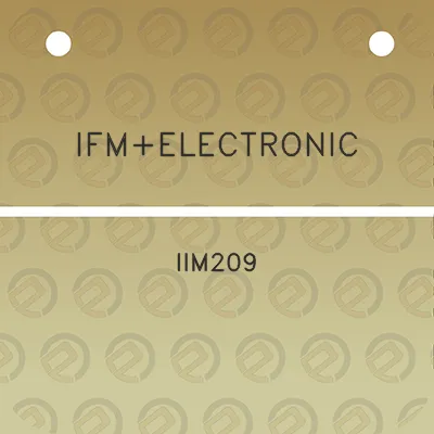 ifmelectronic-iim209