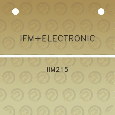 ifmelectronic-iim215