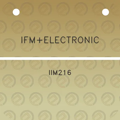 ifmelectronic-iim216